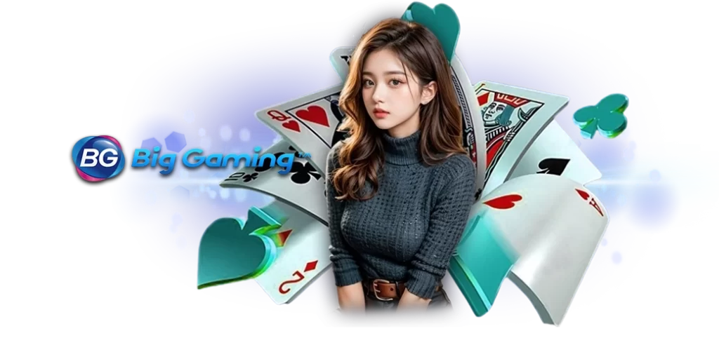 บาคาร่าค่าย BIG GAMING/09.04.24/นางแบบ/ไพ่/ตัวหนังสือ/Royal558