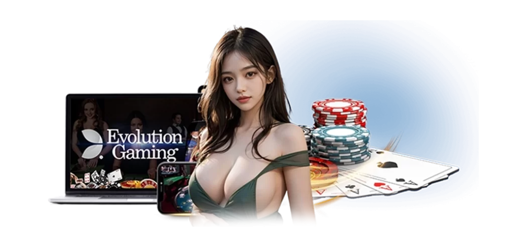 EVOLUTION GAMING/01.05.24/นางแบบ/ชิพ/โลโก้/ROYAL558